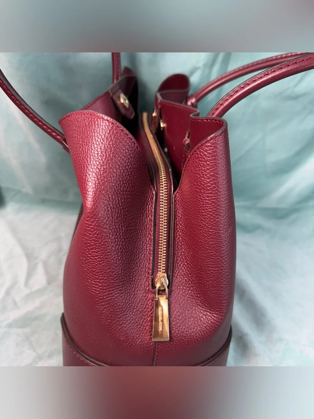 Michael Kors Large Mercer in Oxblood